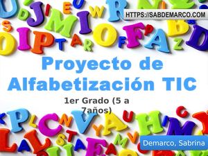 Proyecto de informática para primer grado