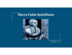 Marco Fabio Quintiliano