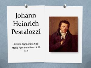 Johann Heinrich Pestalozzi