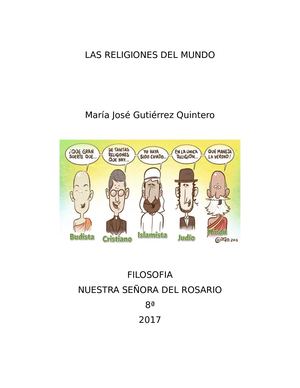 Las Religiones Del Mundo Majo Quintero