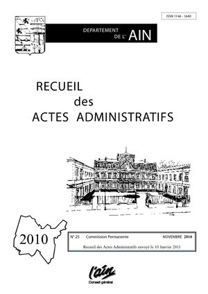 25 - Cp Novembre 2010