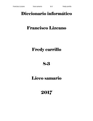 Diccionario Informático