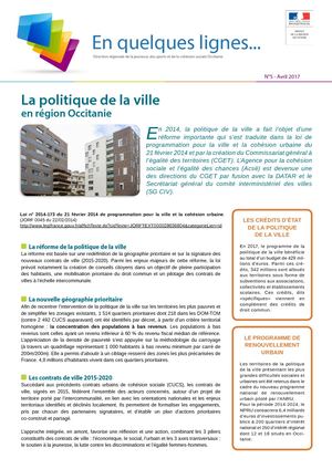 En quelques lignes : la politique de la ville en Occitanie