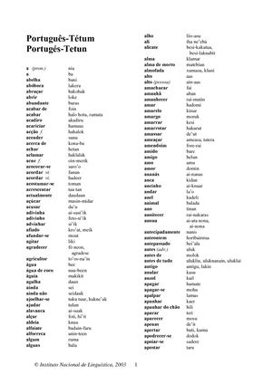 Dic Português Tetum