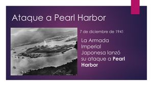 Ataque A Pearl Harbor