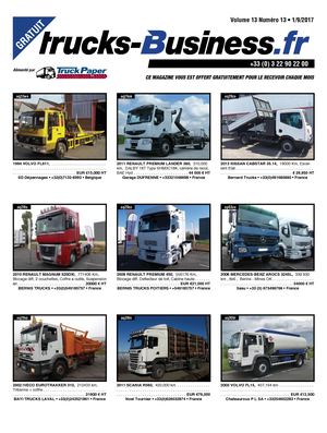 TRUCKS BUSINESS VOLUME 13 NUMÉRO 13 • 01/09/2017