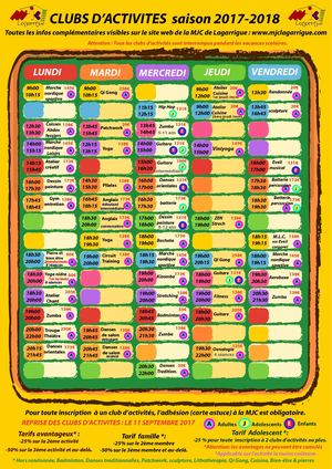 Tableau Planning 2017 2018