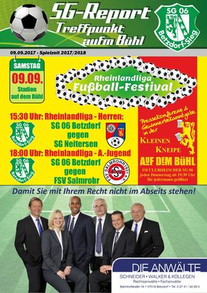 SG-Report vom 09.09.2017