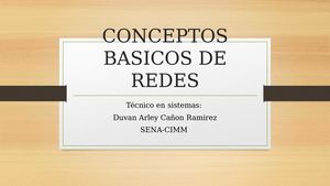 Conceptos Basicos De Redes