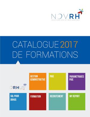 Catalogue Formations 2017