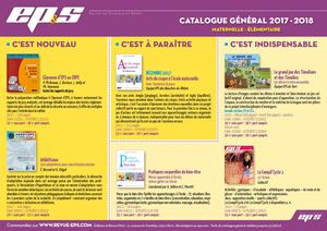 Catalogue général EPS - MATERNELLE-PRIMAIRE