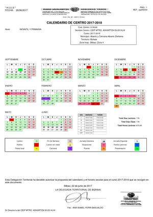 Behinbetiko Egutegia