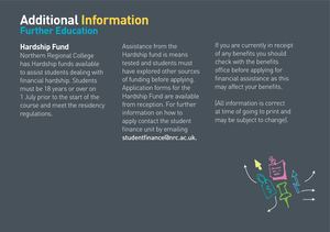 Student Finance Leaflet