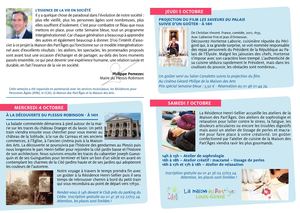 Semaine Bleue - Du 2 au 8 octobre 2017