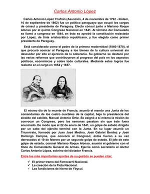 Gobierno Carlos Antonio López