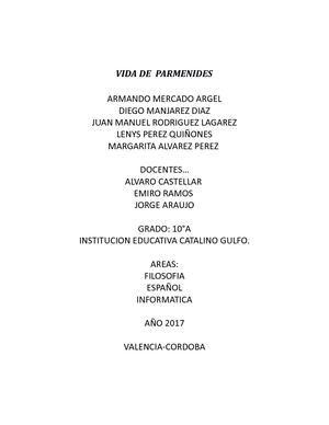 Vida De Parmenides Copia