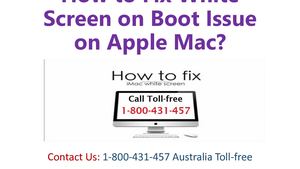 Calaméo - Call 1-800431457 to Fix White Screen on Boot Issue on Apple Mac
