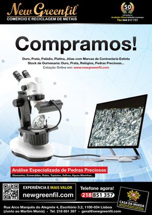 Compramos! Ouro, Prata, Paládio, Platina!