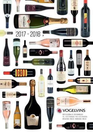 VOGEL VINS - CATALOGUE 2017 2018 - P