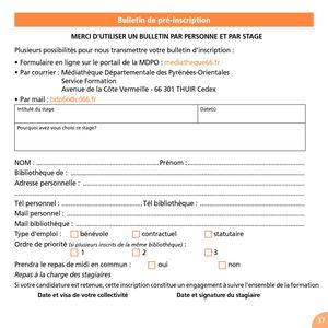 Bulletin Préinscription Mdpo