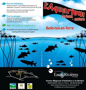 Plaquette Présentation Aquarium Belle Isle En Terre
