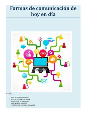 Formas De Comunicación De Hoy En Día