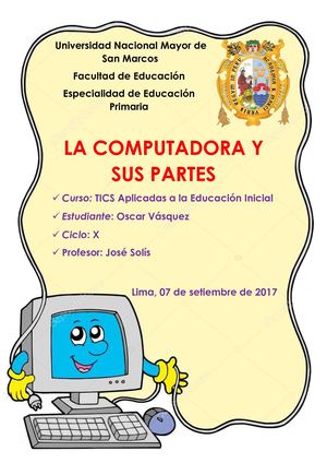 La Computadora Y Sus Partes
