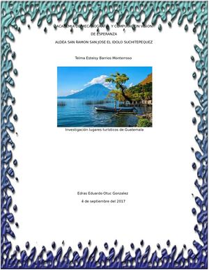 Lugares turísticos de Guatemala