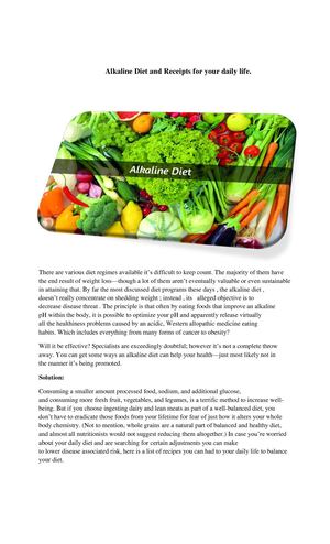 Danna Alkaline Diet and Recipes