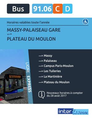 Horaires hiver 2018 - 91.06C 91.06D