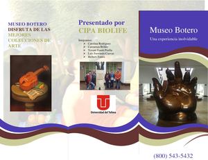 Triptico Museo Botero