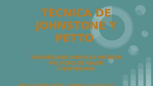 Método Peto y Johnstone