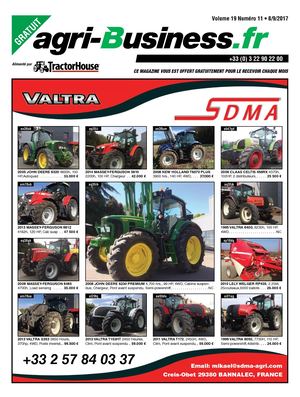 AGRI BUSINESS VOLUME 19 NUMÉRO 11 • 08/09/2017