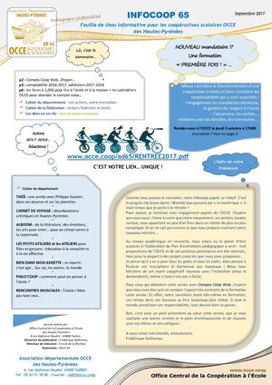 Infocoop 65 Sept2017