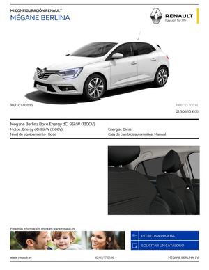 Mégane Berlina Bose Energy D Ci 96k W (130cv)