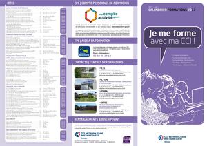 CCIMBO Quimper : calendrier des formations proposées de septembre à décembre 2017
