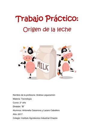 Origen De La Leche