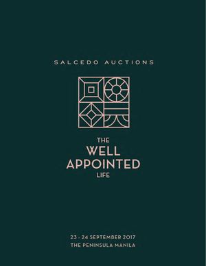 The Well Appointed Life - 23-24 September 2017