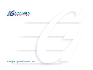 Catalogue Produits Garrigues Habitat