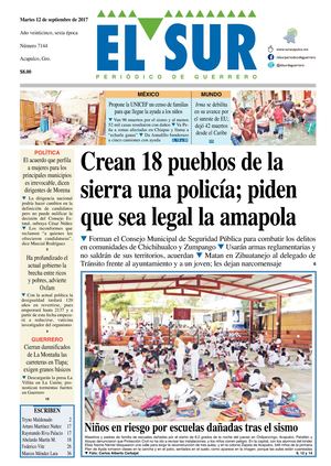 El Sur Martes 12092017
