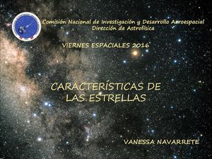 CARACTERÍSTICAS DE LAS ESTRELLAS