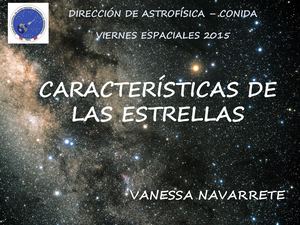 CARACTERÍSTICAS ESTRELLAS