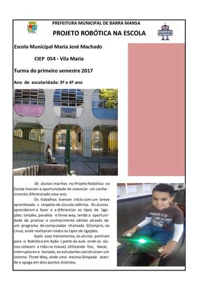 Ciep054 - Portfólio Robótica Educacional