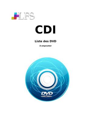 Dvd Listing Ordre Alphabétique (1)