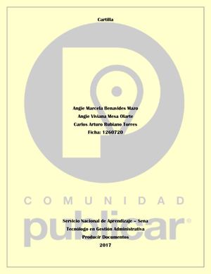 Cartilla Producir Documentos I y II