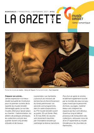 La gazette du musée Girodet - Sept 2017 - n°1