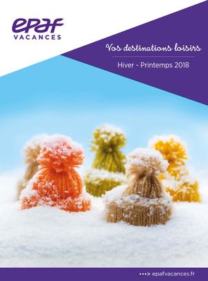 Catalogue Vacances Loisirs - hiver printemps 2018