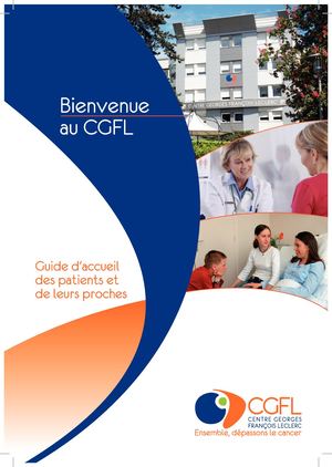 Livret d'accueil patients et proches CGFL