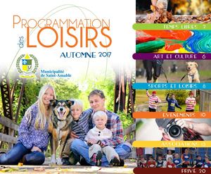 Programmation des loisirs de Saint-Amable - Automne 2017