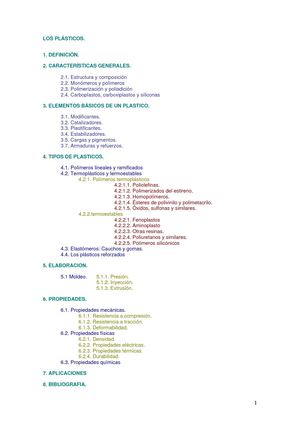 Plasticos